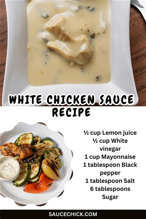 White Chicken Sauce Recipe | A Flavorful Journey