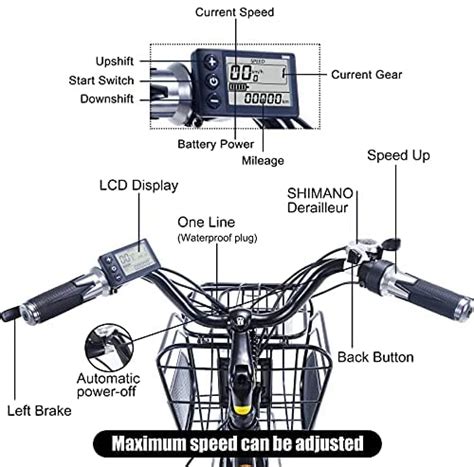 Hyuhome 26″ Electric Bike For Adultmountain E Bike For Menelectric