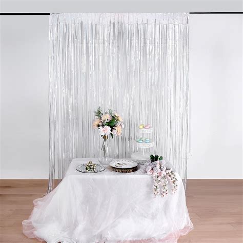 Des Milliers De Produits Metallic Foil Fringe Door Room Curtain Wedding