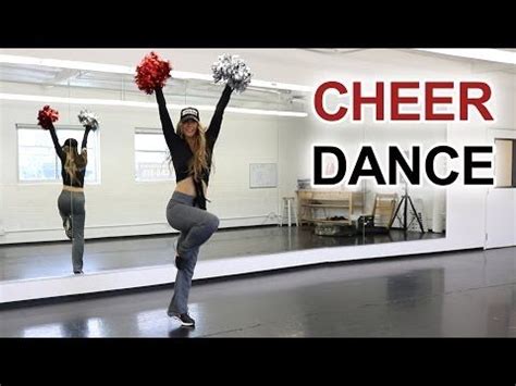 Cheer dance routine - step by step cheerleading dance tutorial pom poms ...