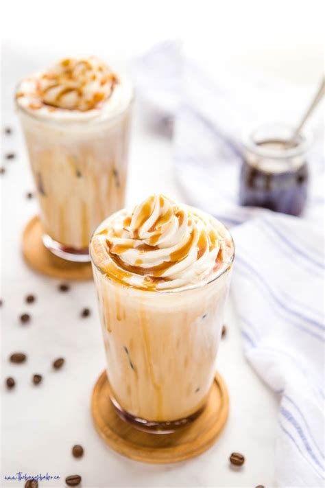 This Iced Caramel Latte Is The Perfect Refreshing Coffee Drink For Caramel Lovers Simple