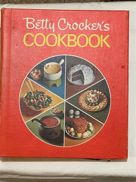 Betty Crocker S Cookbook Red Pie Cover 1969 1970 Second Printing Vintage Cook Book 5 Ring Binder