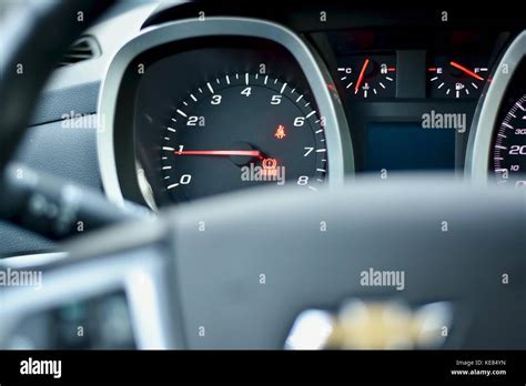 Chevy Car Interior Dashboard Stock Photo Alamy
