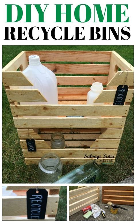 Cool Diy Recycling Bins For Home 2022 - Diysus