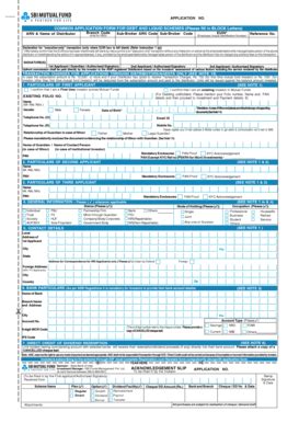 Fillable Online Common Application Form For Debt And Liquid Fax