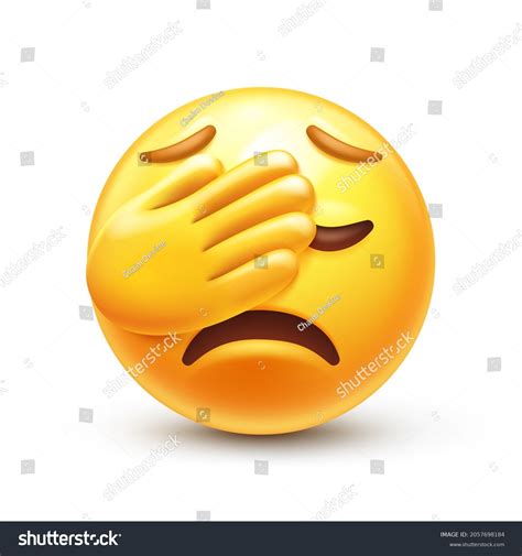 Face Palm Emoji Sad Emoticon Facepalm Stock Vector (Royalty Free) 2057698184 | Shutterstock