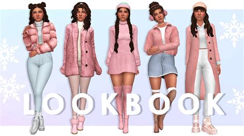 Sims 4 CC Clothes Pack Winter