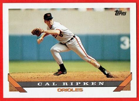 1993 Topps 300 Cal Ripken JR HOF Baseball Card EBay