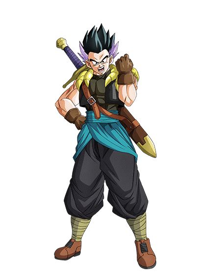 Adult Gotenks Xeno 568px Render [dokkan Battle] By Maxiuchiha22 On