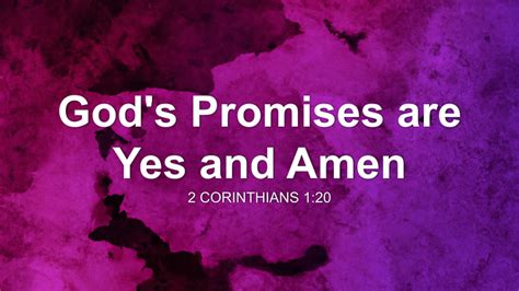 God S Promises Are Yes And Amen Sermon By Sermon Research Assistant 2