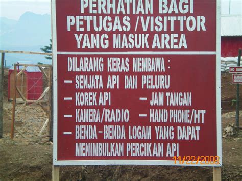 Survei Seismik Indonesia GUDANG BAHAN PELEDAK