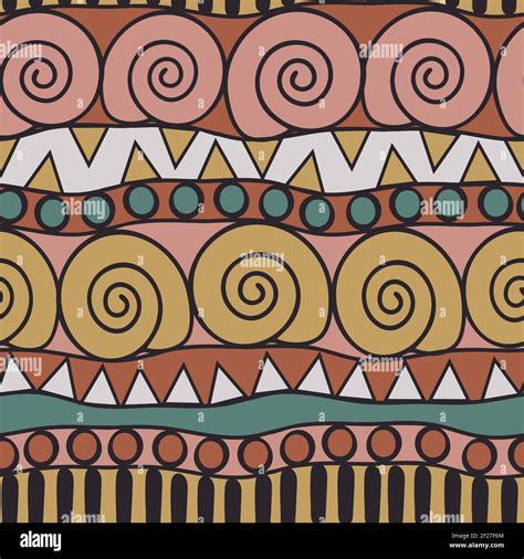 African Tribal Pattern Wallpaper