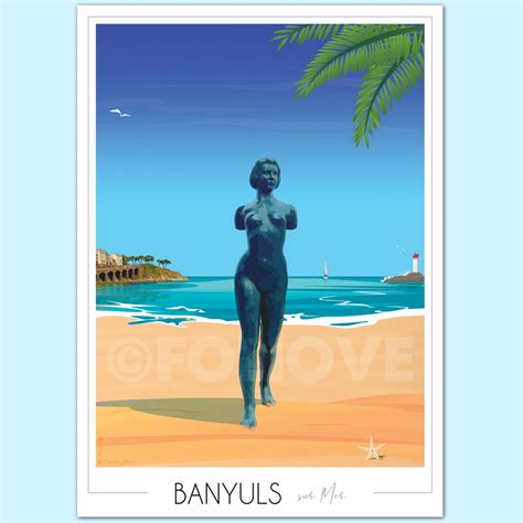 Affiche Banyuls Sur Mer Maillol D Coration Murale Foliove