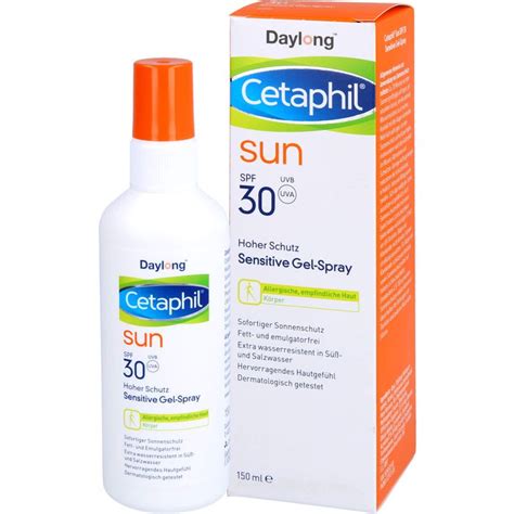 CETAPHIL Sun Daylong SPF 30 Sensitive Gel Spray 150 Ml Reisen Mit HIV