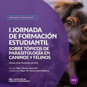 I Jornada Formaci N Estudiantil T Picos De Parasitolog A En Caninos Y