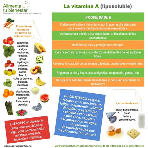 La importancia de las vitaminas en la alimentación