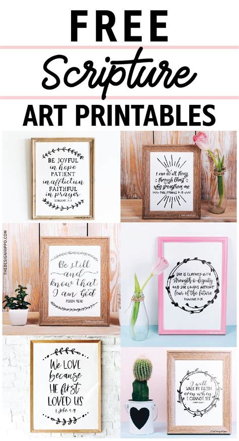 Free Printable Bible Verses Scripture Art Prints Artofit