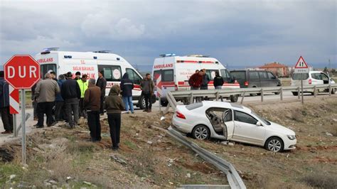 Ankara da trafik kazası 7 yaralı Son Dakika Haberleri