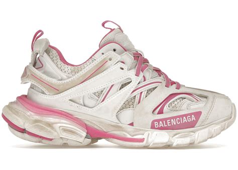 Balenciaga Track White Pink Womens 542436w3ac29055 Us