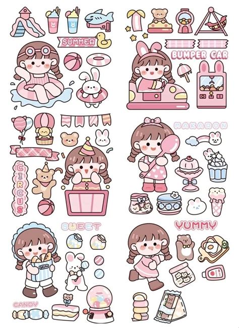 Cute Laptop Stickers Kawaii Stickers Cute Doodle Art Cute Doodles B25