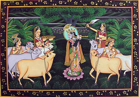 Gopala Krishna The Protector Of The Cows