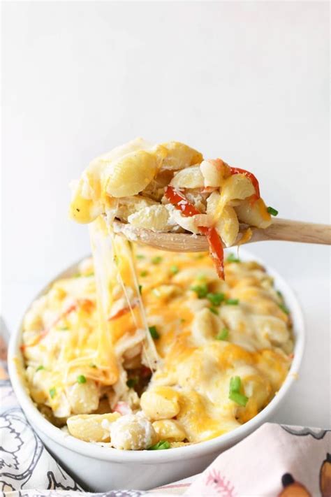 Cheesy Crab Pasta Casserole - Savvy Saving Couple