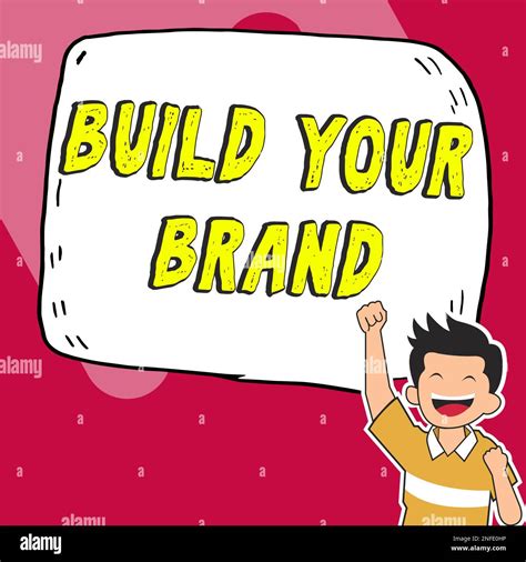 Writing Displaying Text Build Your Brand Business Idea Make A