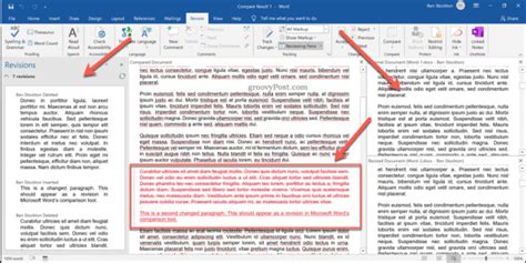 How To Compare Two Microsoft Word Documents