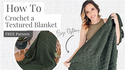 Totally Textured Crochet Blanket By Briana K Designs Youtube