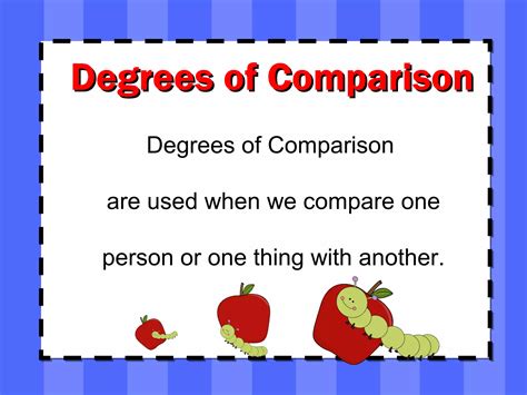 Degrees Of Comparison Ppt