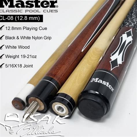 Jual Master Pool Cue Cl 08 Classic Stick Billiard Stik Biliar Cues