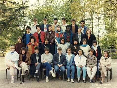 Photo De Classe 1ère B De 1984 Lycée Jean Baptiste Corot Le Château