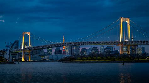 View of Bridge at Night · Free Stock Photo