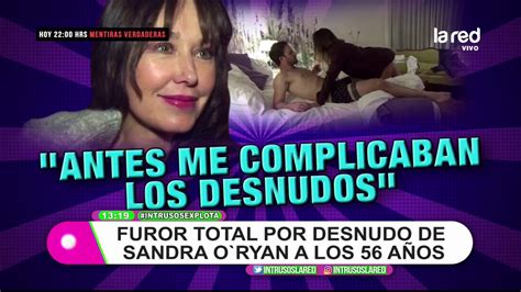 A cargo de Sandra O Ryan El desnudo televisivo que causó furor en