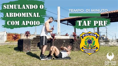 Taf Prf I Simulando O Teste De Abdominal I Padrão Correto Dicas E Erros Comuns I Apto Ou Inapto