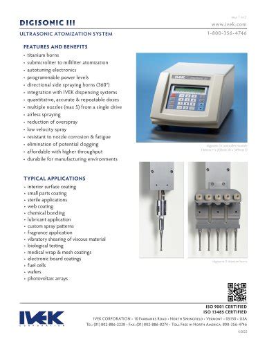 Product Catalog Ivek Corporation Pdf Catalogs Technical