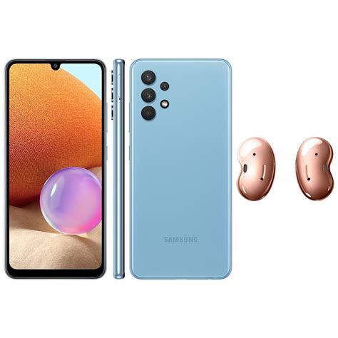 Smartphone Samsung Galaxy A72 Azul Galaxy Buds Casas Bahia