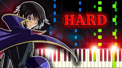 Colors Code Geass Op 1 By Flow Piano Tutorial Youtube