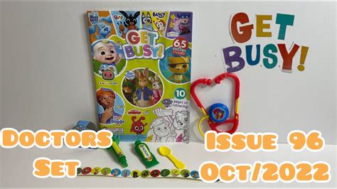 Get Busy Magazine Issue Oct With Doctors Set Youtube