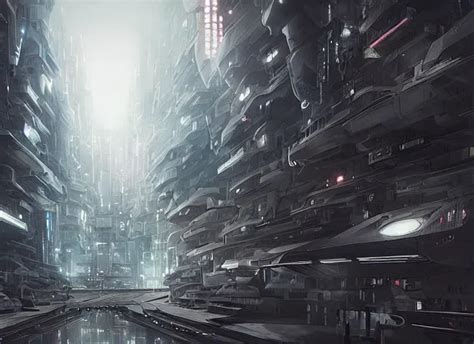 KREA Futuristic City Scifi Futurism Technological Singularity