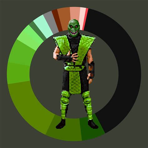 Mortal Kombat 3 Reptile Sprite