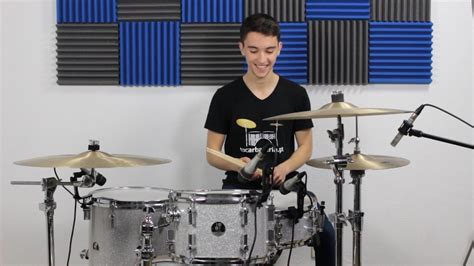 A PRIMEIRA MUSICA NA BATERIA Aula De Bateria Para Iniciantes YouTube