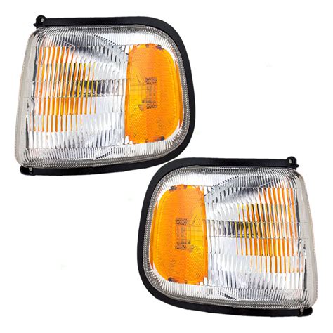 94 97 Dodge Van Set Of Corner Park Signal Marker Lights