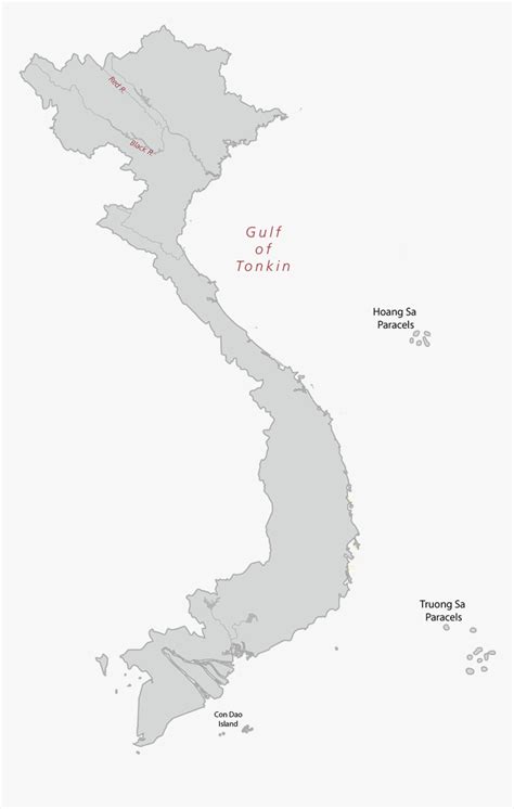 Vietnam Map Outline Png, Transparent Png , Transparent Png Image - PNGitem