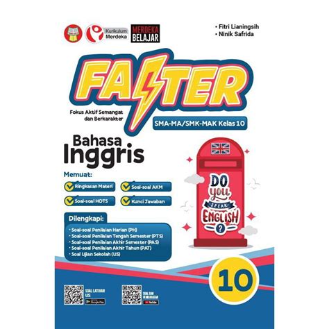 Jual Buku Ringkasan Materi Dan Latihan Soal Faster Bahasa Inggris Sma