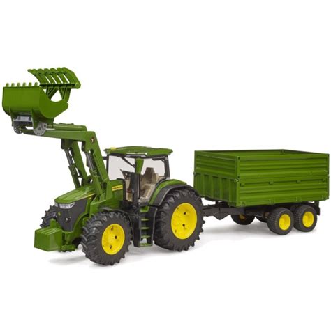 Zabawka Traktor John Deere 7R 350 z przyczepą Bruder 03155