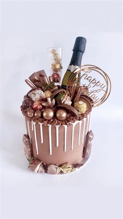 Chocolate Drip Cake Bottle Cake Chocolate Drip Cake Chocolate