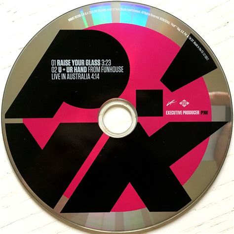 Euro Pressing 2 Tracks 1 Maxi Cd By Pink Raise Your Glass Mcd With