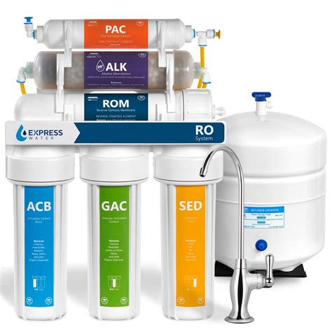 Express Water Alkaline Under Sink Reverse Osmosis Water Filtration