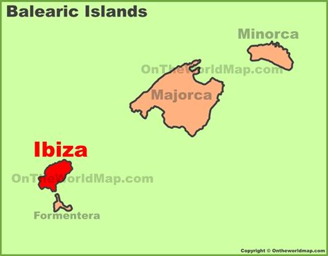 Ibiza Location On World Map